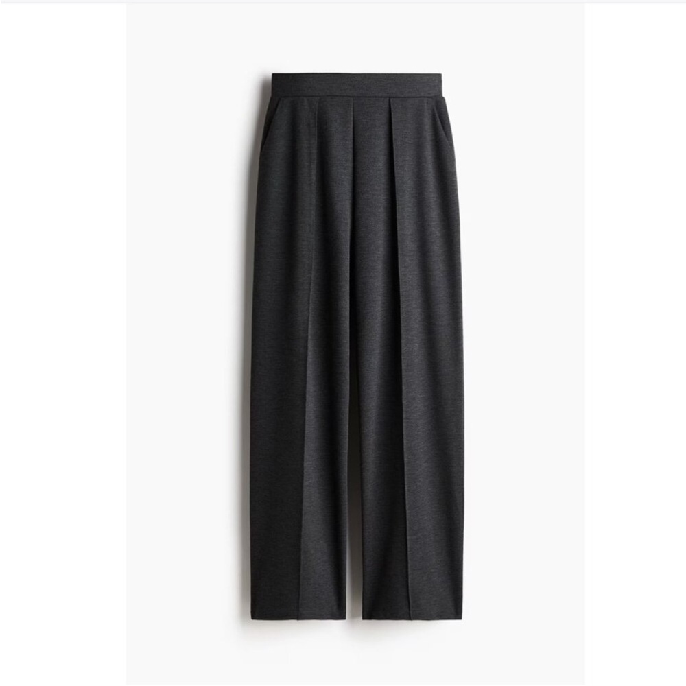Women’s High Rise Dress Pants Work Trousers H&M size Small Grey minimalist - Picture 4 of 8
